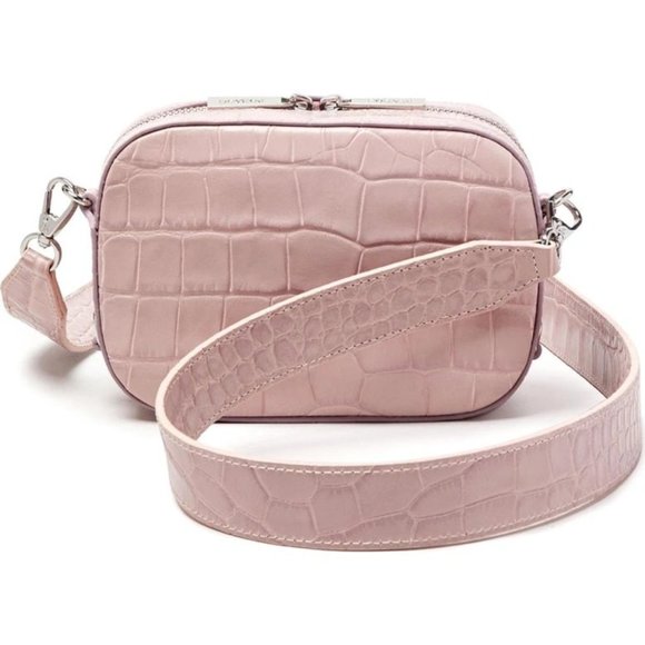 🎁 Pop & Suki Croc Embossed Bigger Leather Camera Bag - Picture 2 of 12